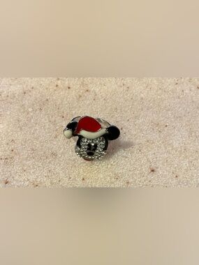 Avon Red, Black & White Mouse Holiday Ring size 5 to 6